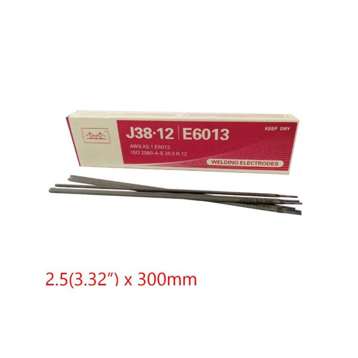Welding Rod Electrode Rods AWS E6013 2.5mm 300mm Mild Steel 2.5kg Two boxes 