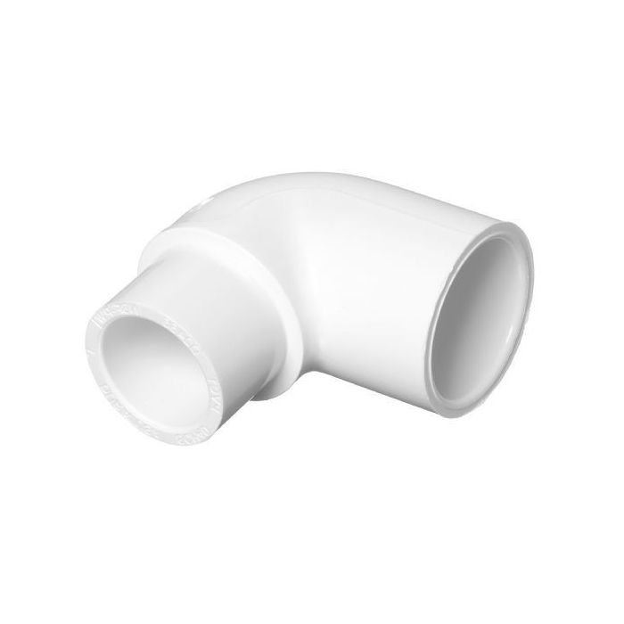 PVC REDUCER ELBOW 2” x 1½” WHITE