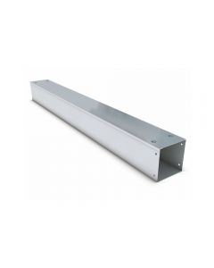 RS Pro Galvanised Steel 100 x 100mm Cable Trunking Stop End Galvanised Steel 