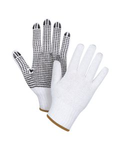 HAND GLOVES SINGLE DOTTED COTTON NORTH K211/7L WHITE H/D