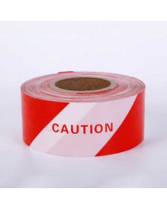 WARNING TAPE WHITE & RED SMALL SIZE