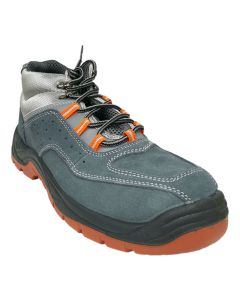 WORKMAN SAFETY AND COMFORT FOOT WEAR GREY SUEDE LONG SHOES